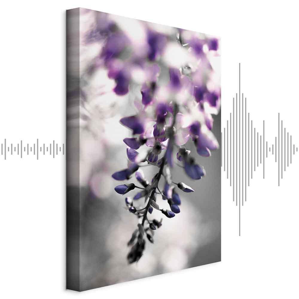Leinwandbild - Violet Ringtones (1 Part) Vertical
