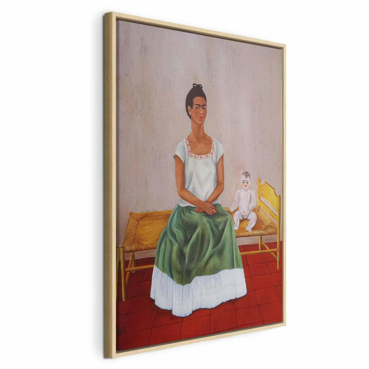 Leinwandbild - Frida Kahlo – Me and My Doll