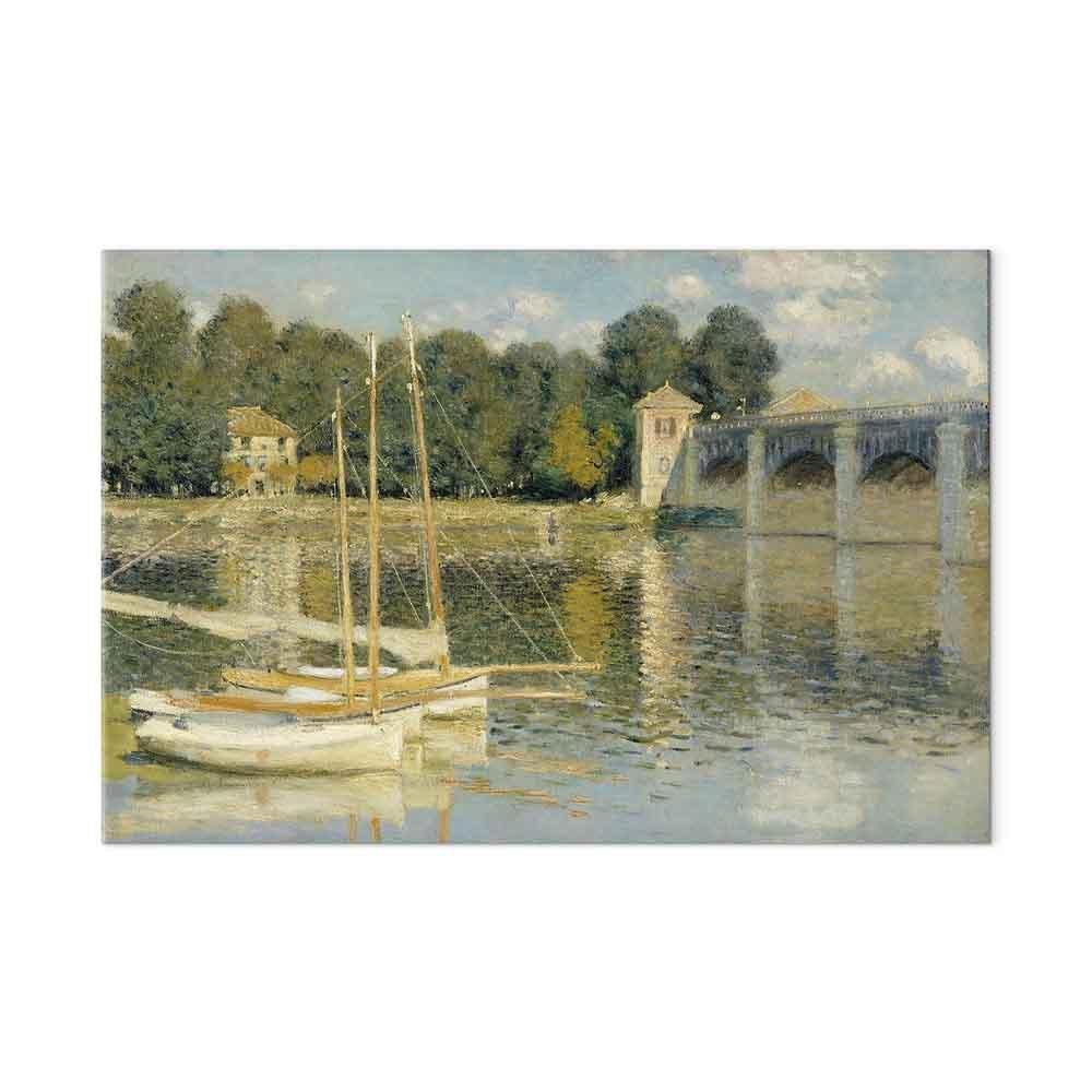Leinwandbild - Claude Monet – Bridge at Argenteuil