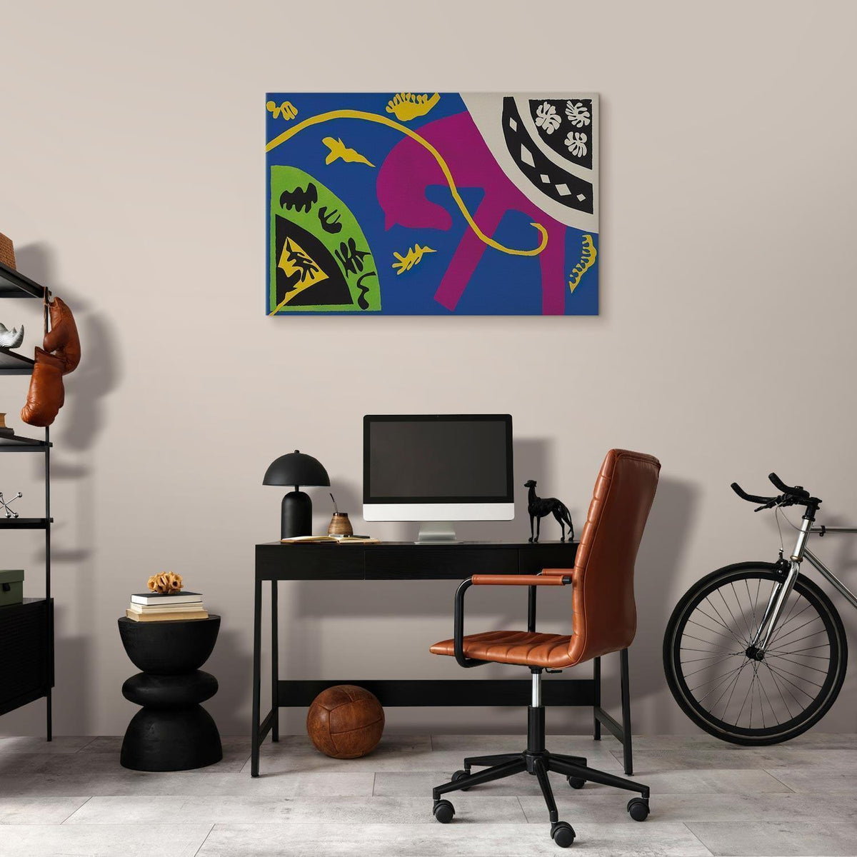 Leinwandbild - Henri Matisse – Horse, Rider and Clown (from Jazz)