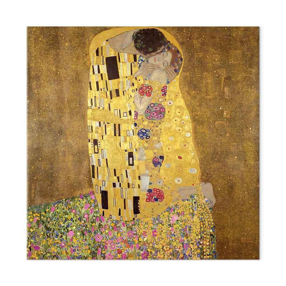 Leinwandbild - Gustav Klimt – Kiss