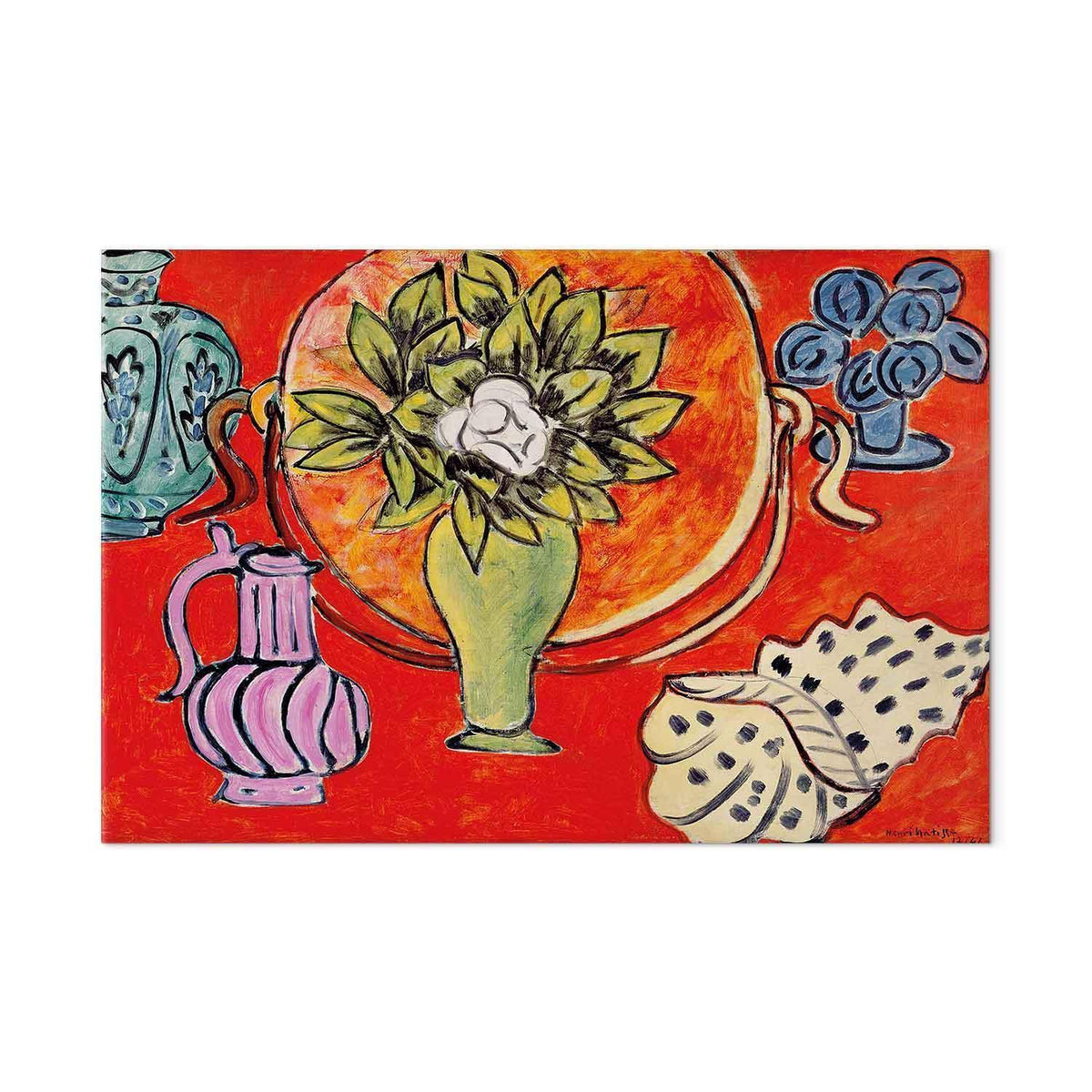 Leinwandbild - Henri Matisse – Still Life with Magnolia