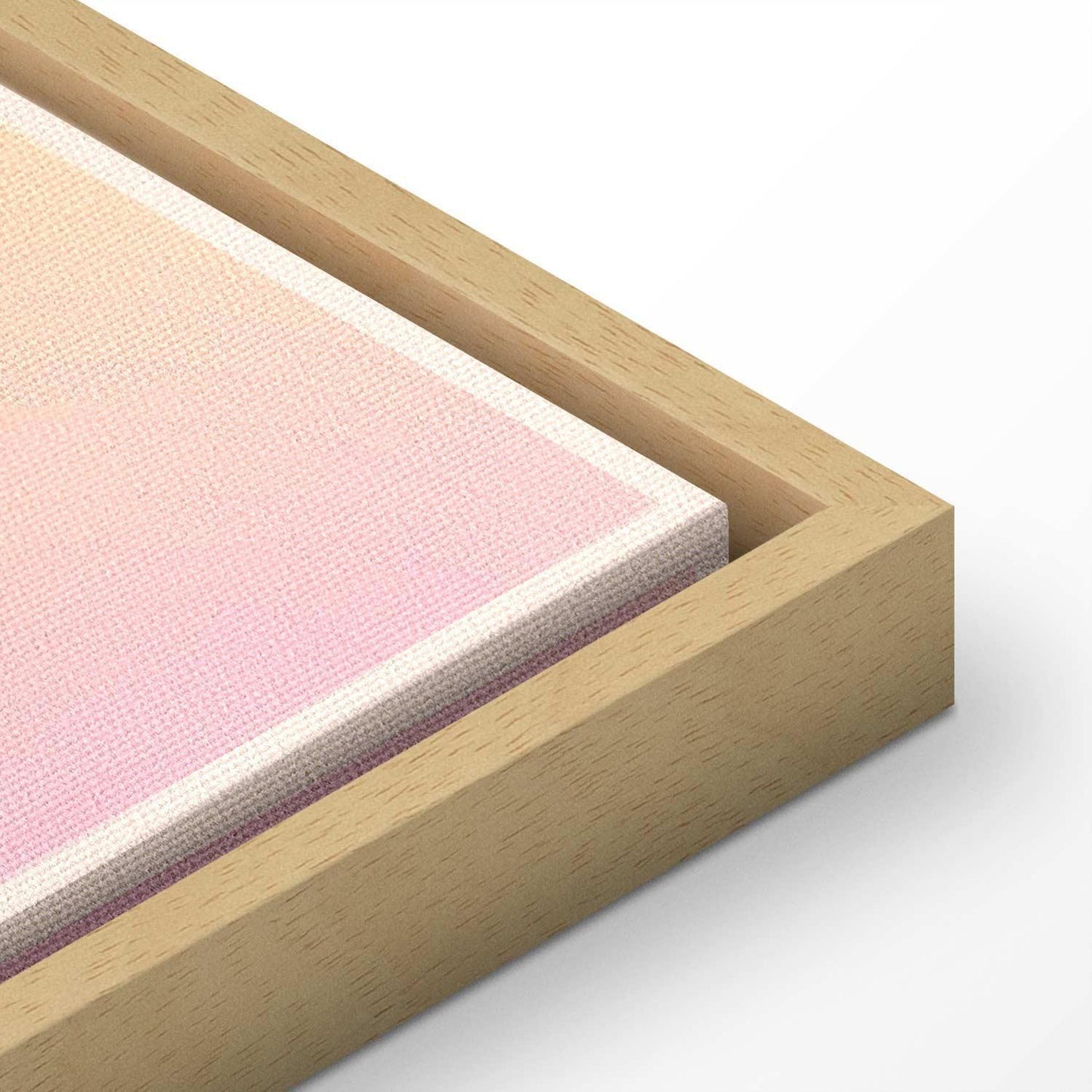 Leinwandbild - Peaceful Drift - Delicate Pastel Shades Creating a Harmonious Whole Artgeist