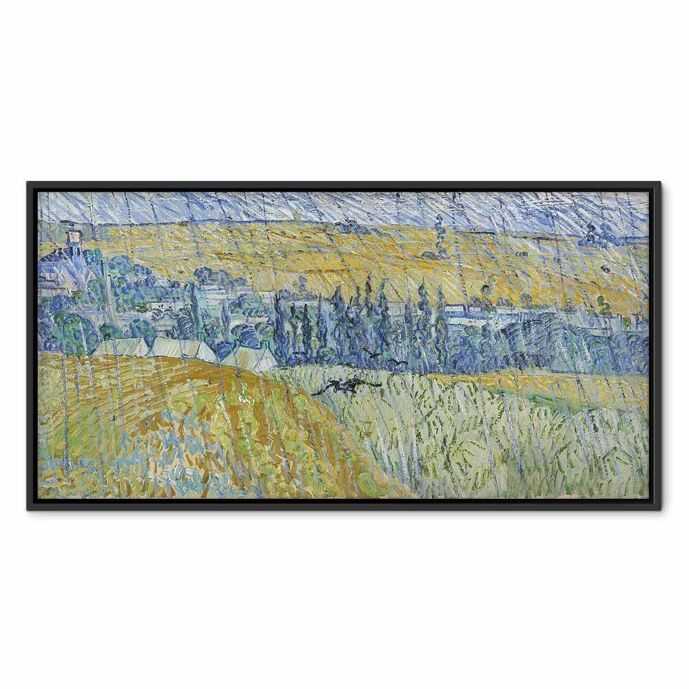 Leinwandbild - Vincent Van Gogh – Auvers in the Rain