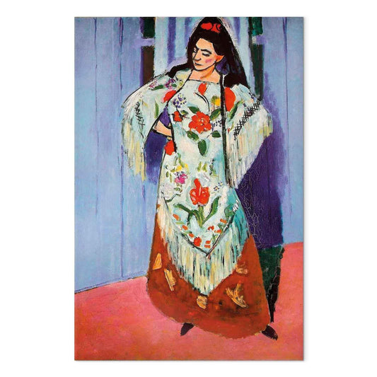Leinwandbild - Henri Matisse – Madame Matisse with Manila Shawl