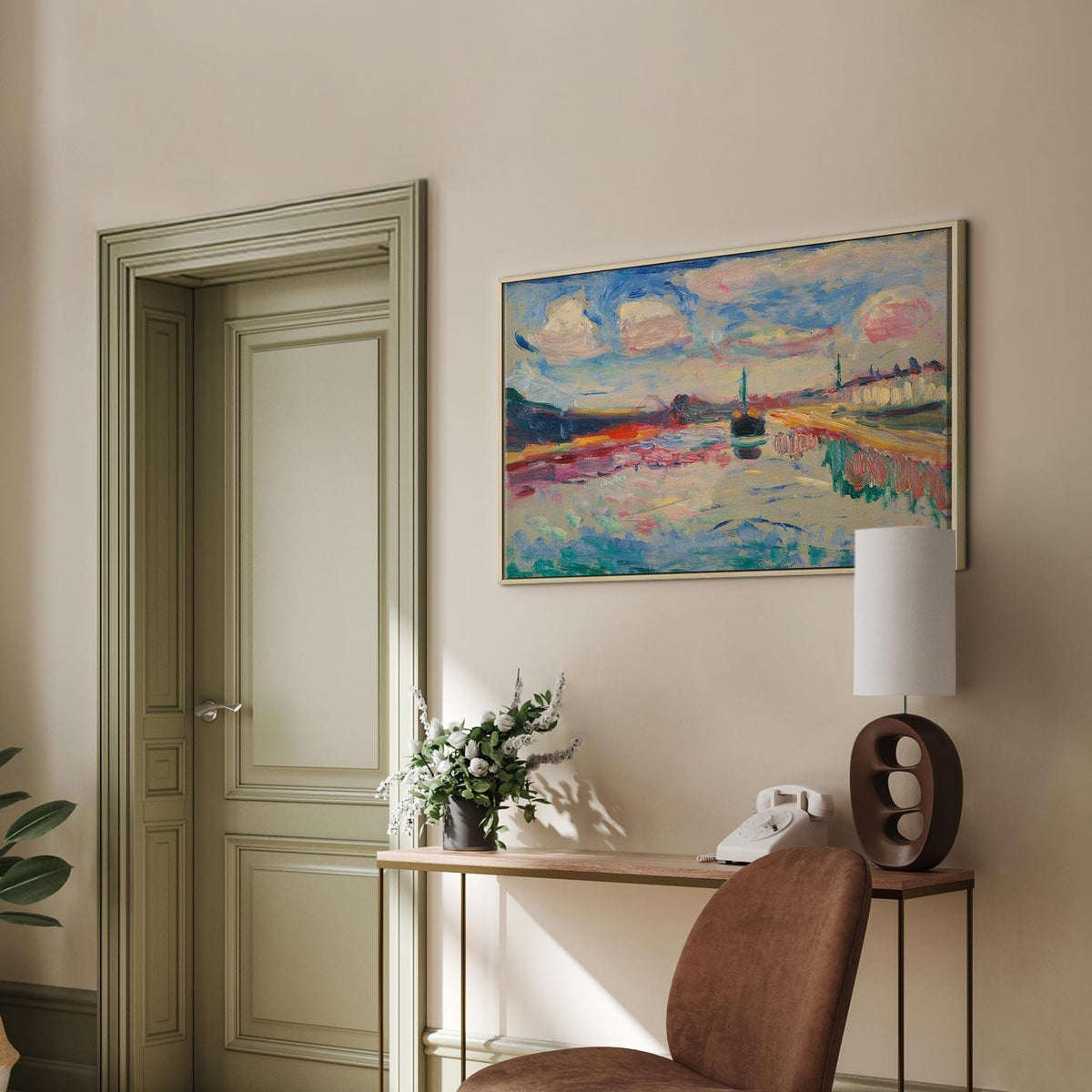 Leinwandbild - Henri Matisse – Canal du Midi