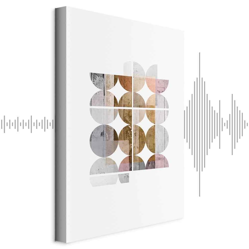 Leinwandbild - Harmonious Shape (1 Part) Vertical
