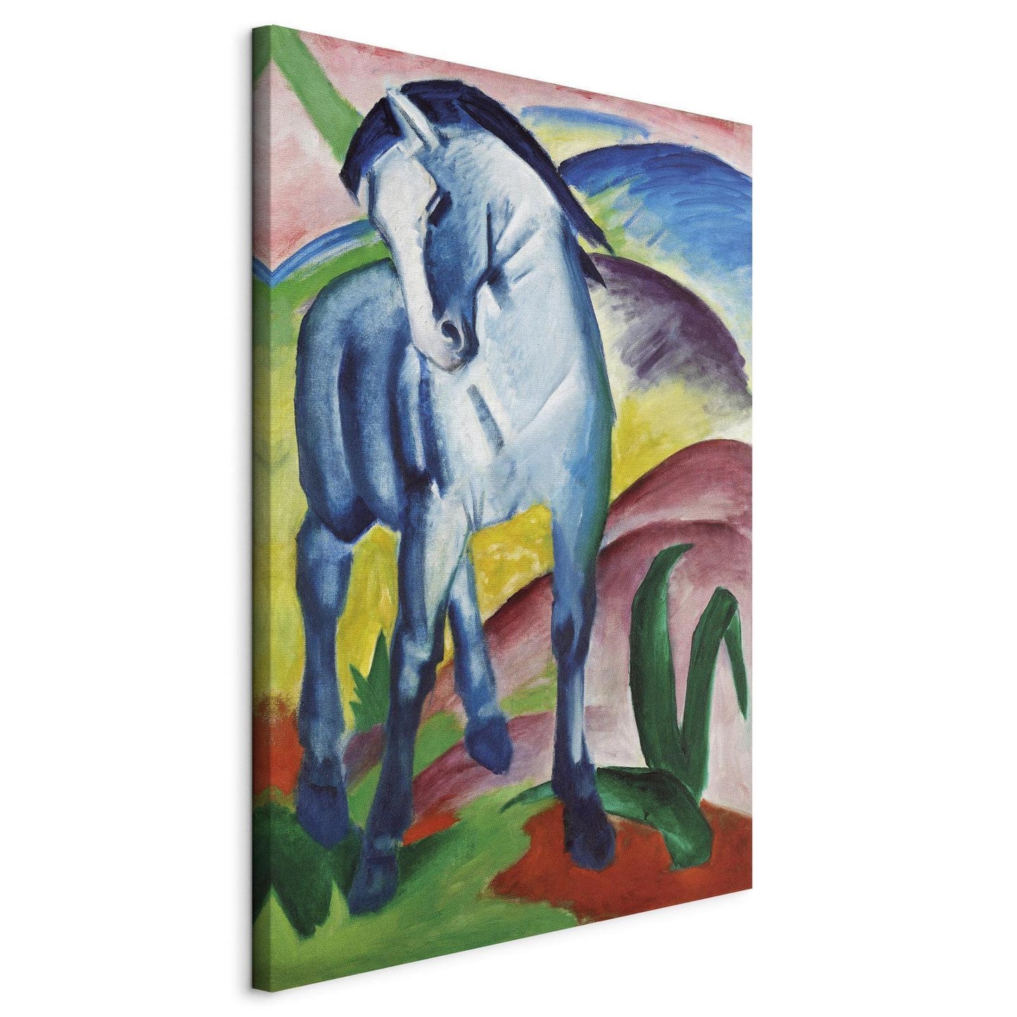 Leinwandbild - Blue Horse