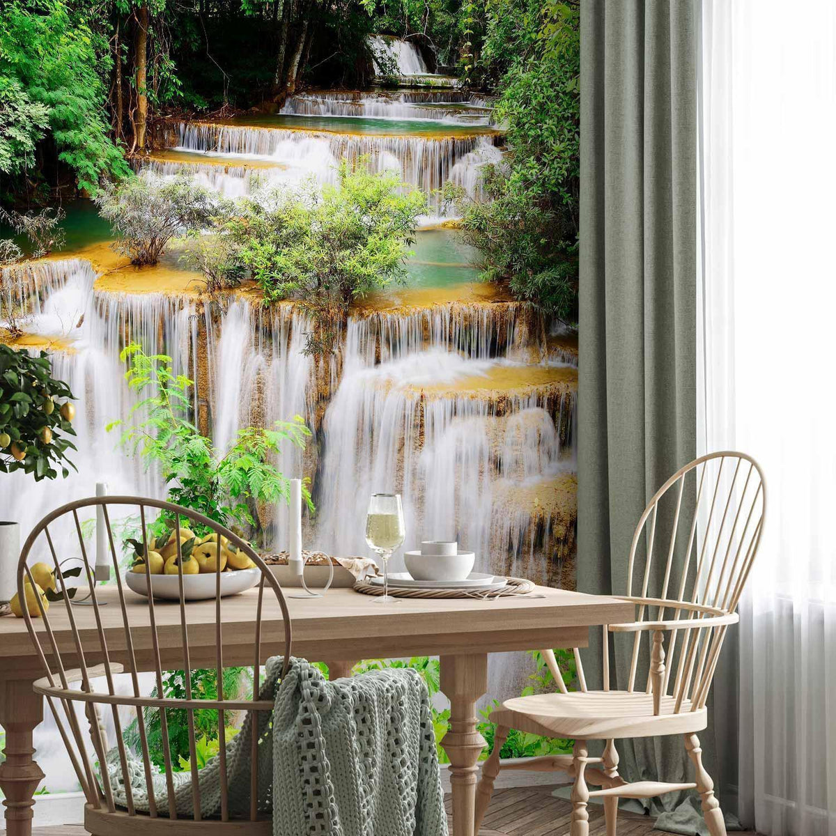 Fototapete - Thai waterfall