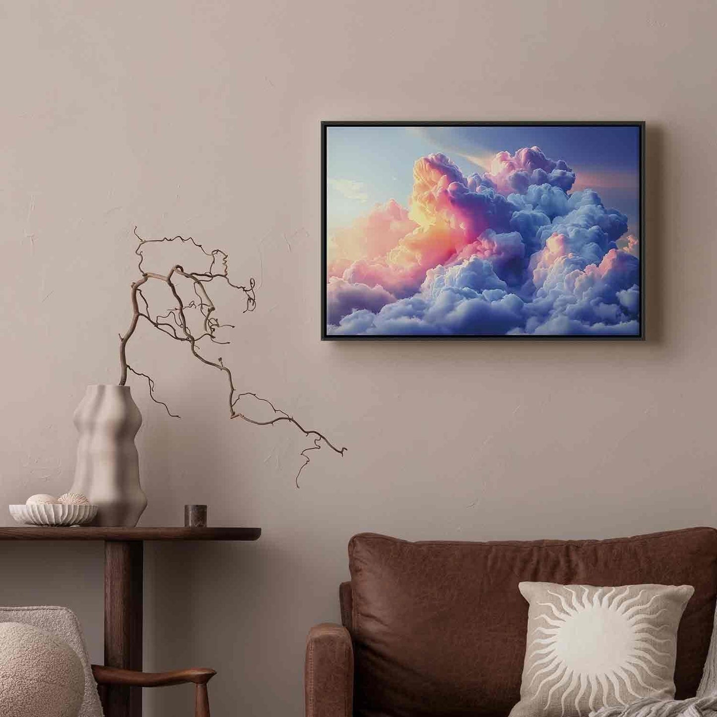 Leinwandbild - Clouds Like Painted: Artistic Brushes of Dawn Painting the Sky Artgeist