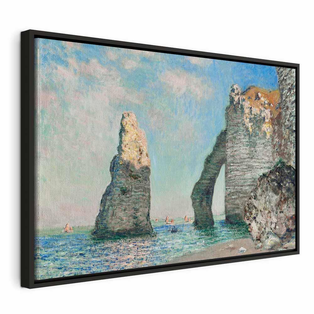 Leinwandbild - Claude Monet – Cliffs at Étretat