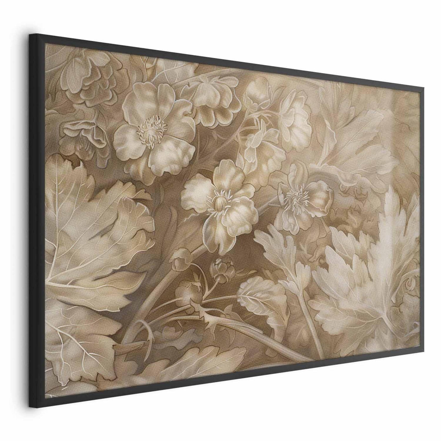 Poster - Ornamental Floral Carvings Artgeist