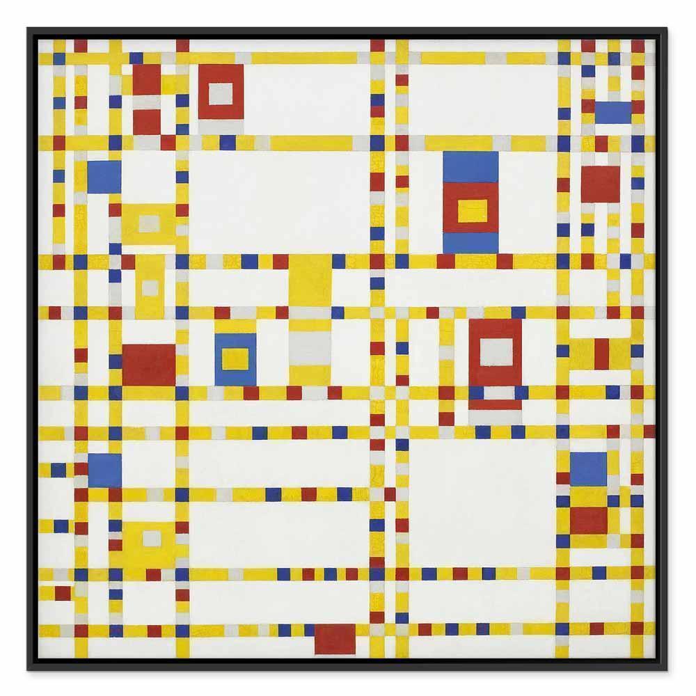 Leinwandbild - Piet Mondrian – Broadway Boogie Woogie
