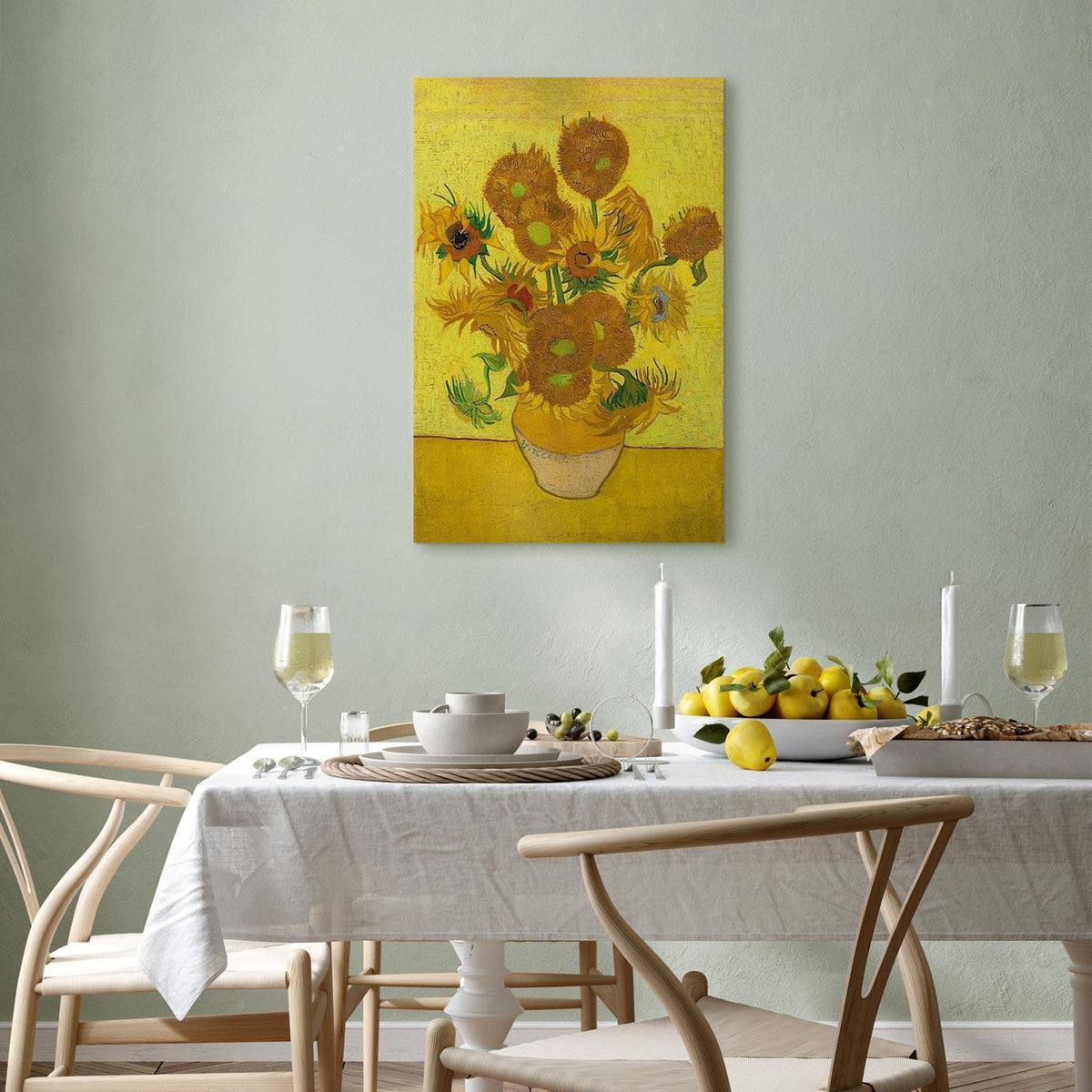 Leinwandbild - Vincent van Gogh – Still Life: Vase With Fifteen Sunflowers