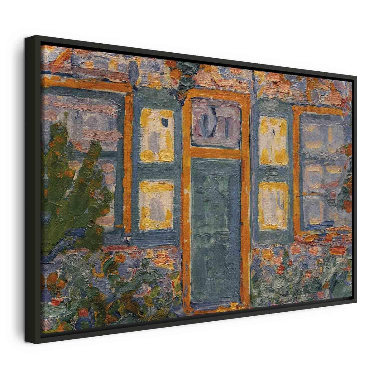 Leinwandbild - Piet Mondrian – House in Sunlight