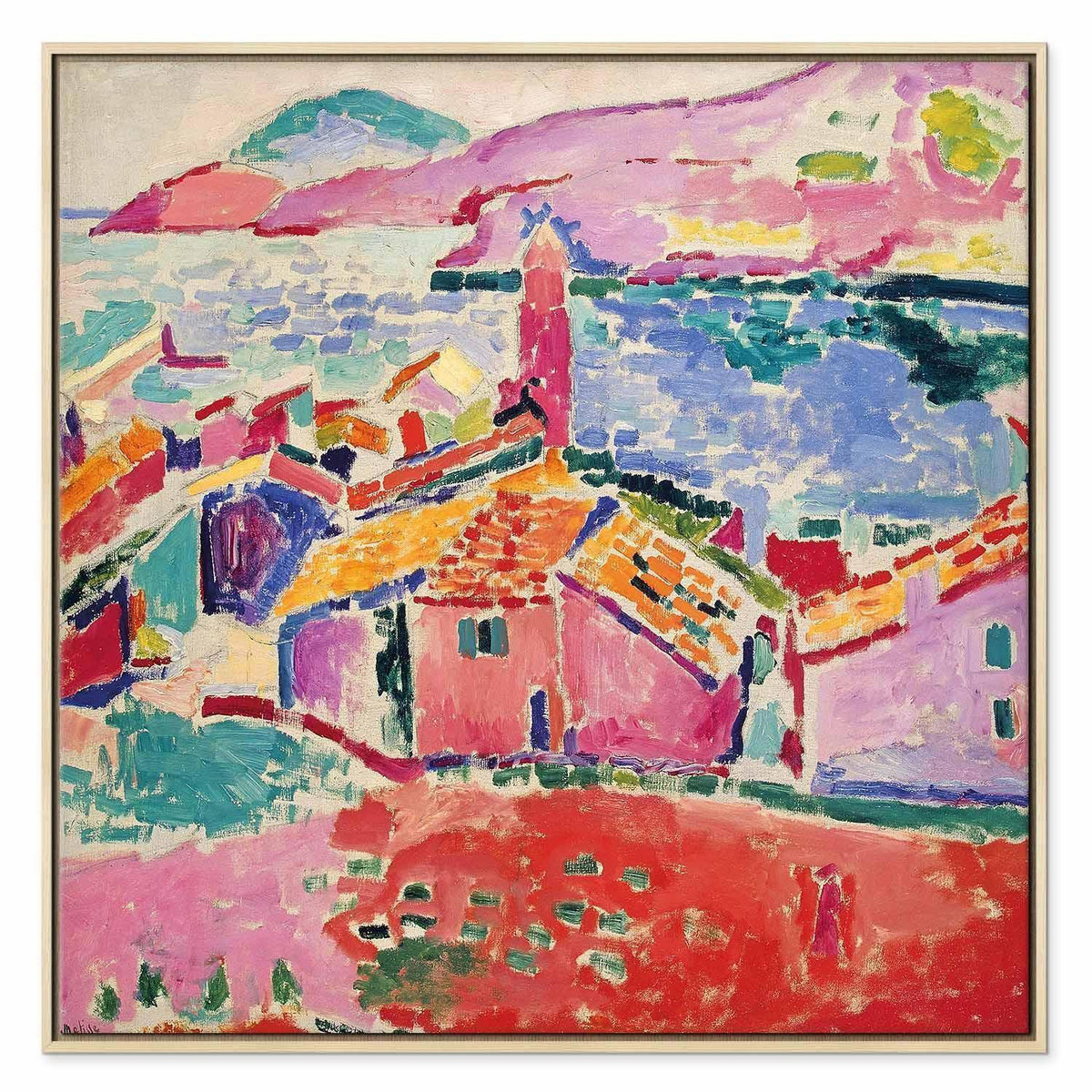 Leinwandbild - Henri Matisse – View of Collioure