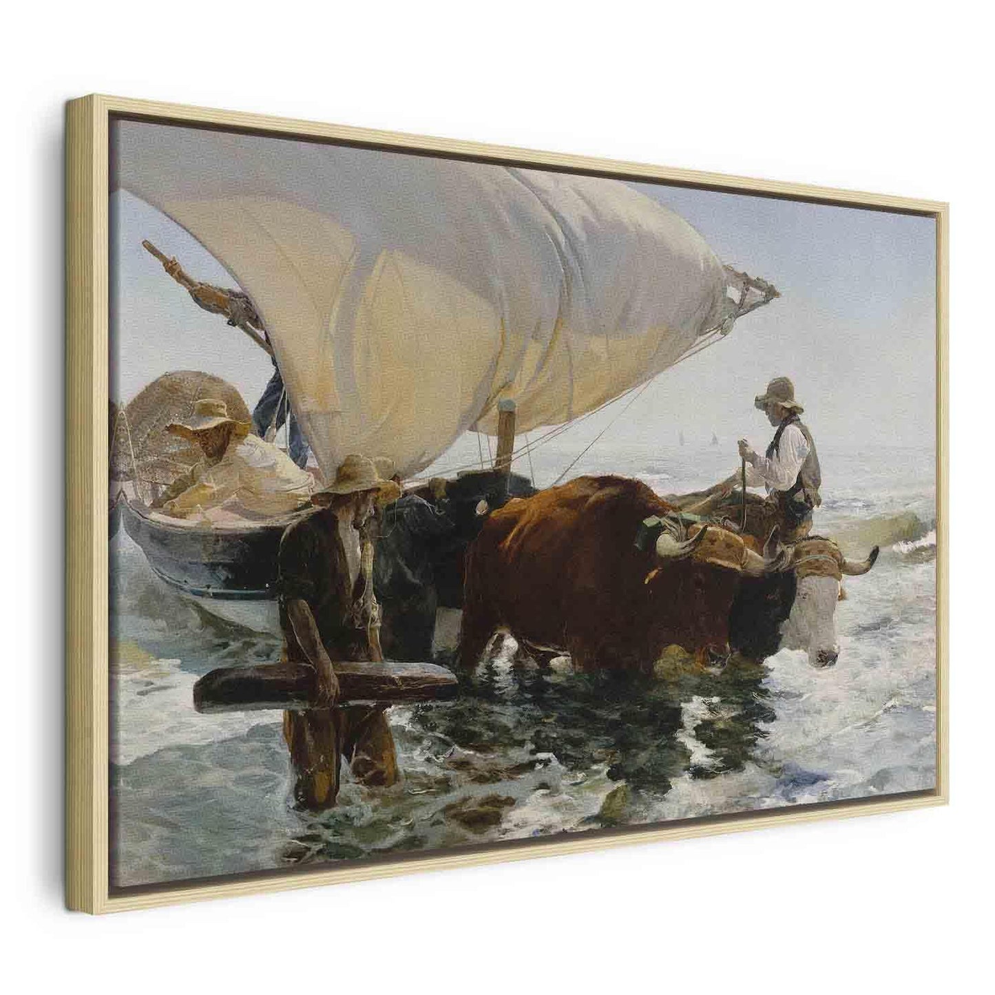 Leinwandbild - The Return from Fishing (Joaquín Sorolla y Bastida) Artgeist