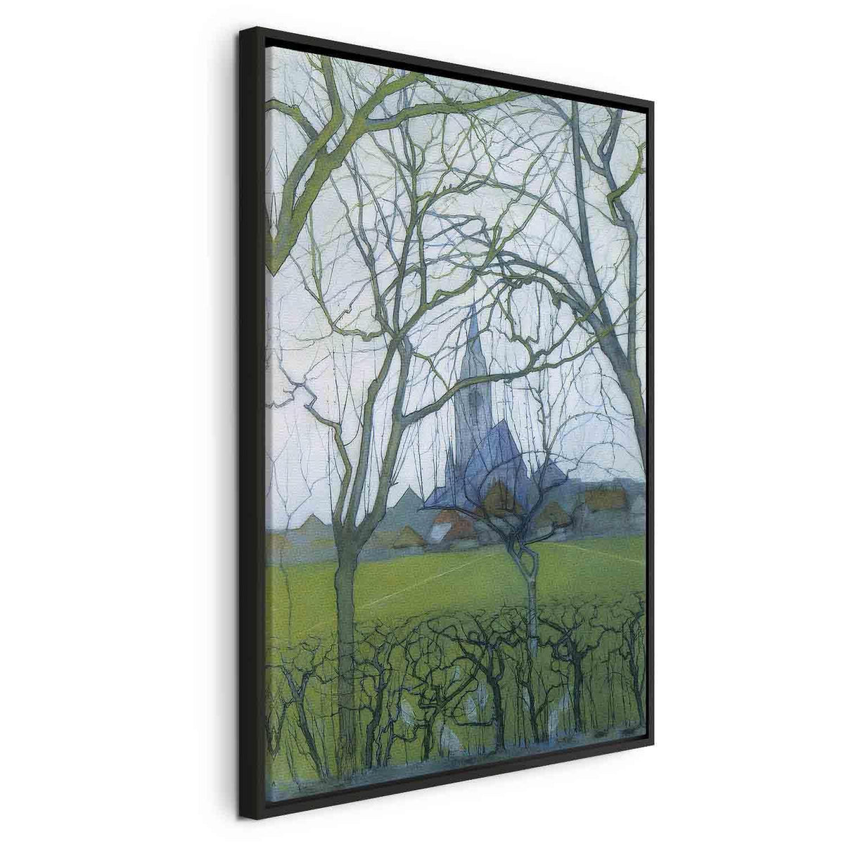 Leinwandbild - Piet Mondrian – St Jacob's Church