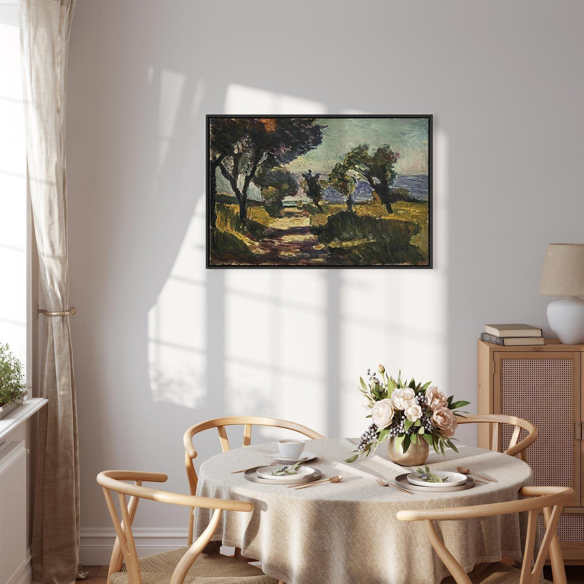 Leinwandbild - Henri Matisse – Corsican Landscape with Olive Trees
