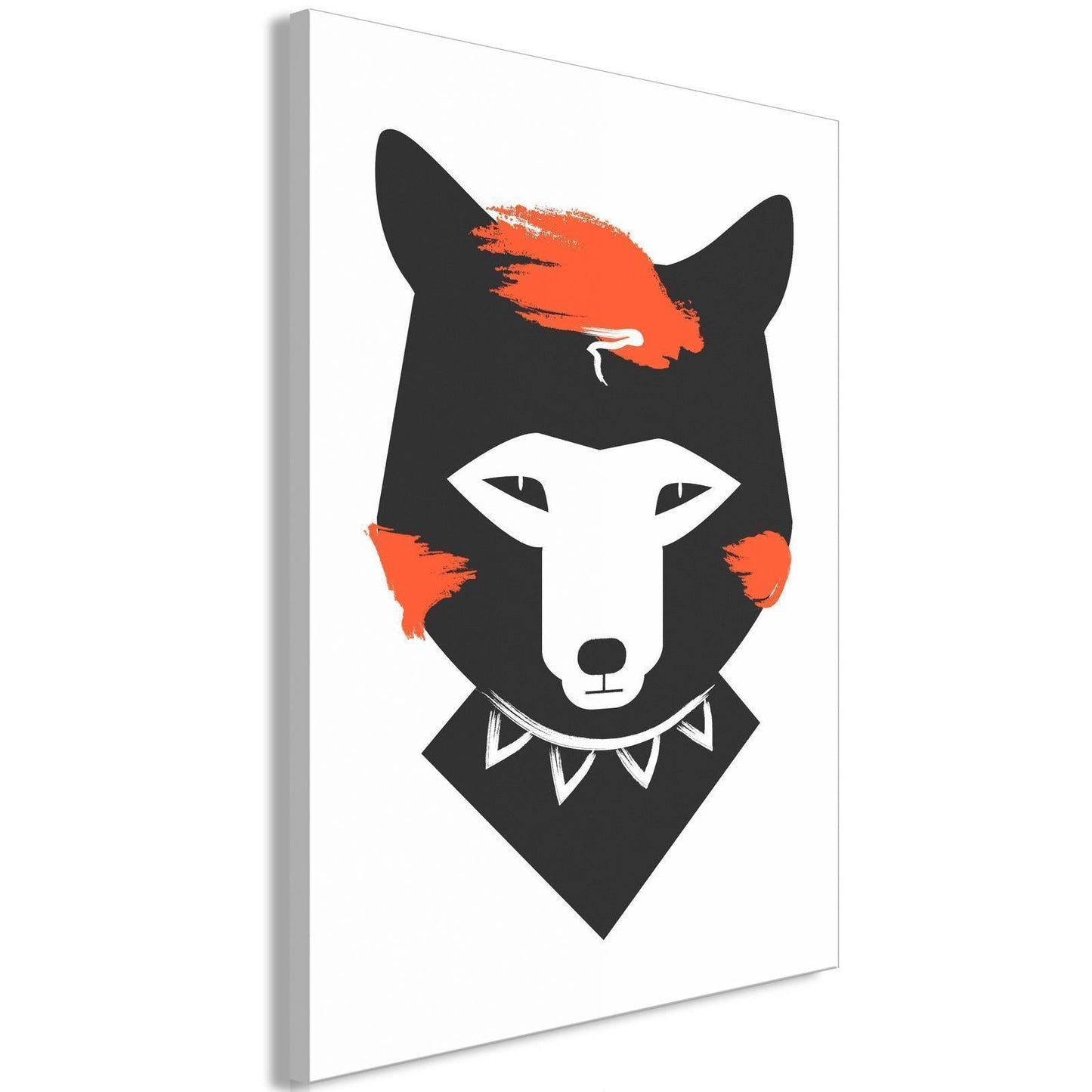 Leinwandbild - Polite Fox (1 Part) Vertical Artgeist
