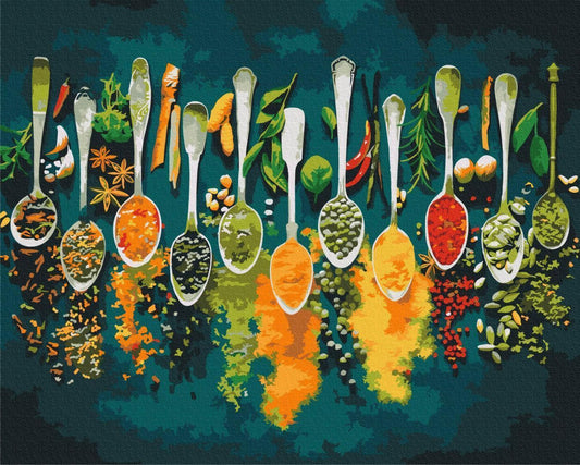 Malen nach Zahlen - A wealth of spices