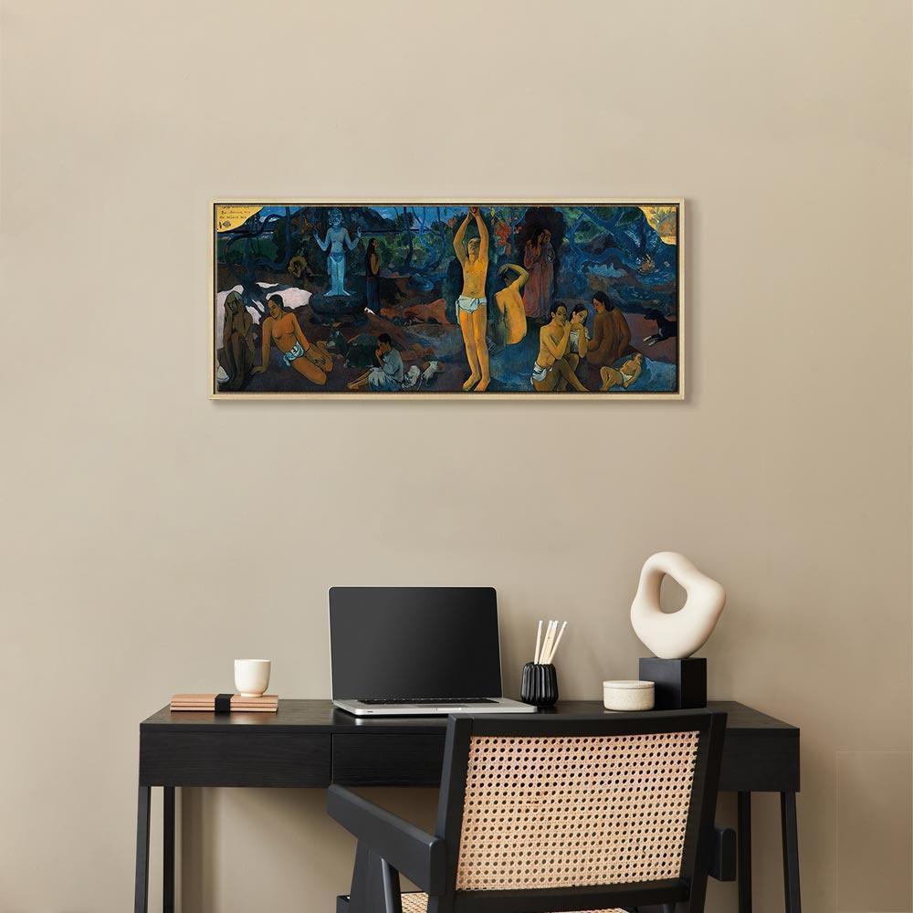 Leinwandbild - Paul Gauguin – Where Do We Come From? What Are We? Where Are We Going?