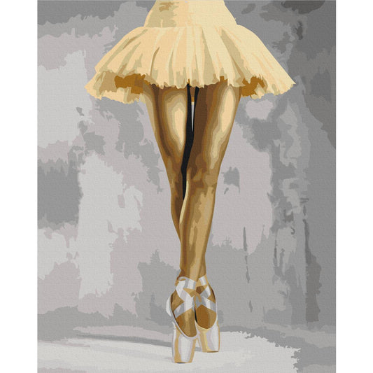 Malen nach Zahlen - Yellow Ballerina