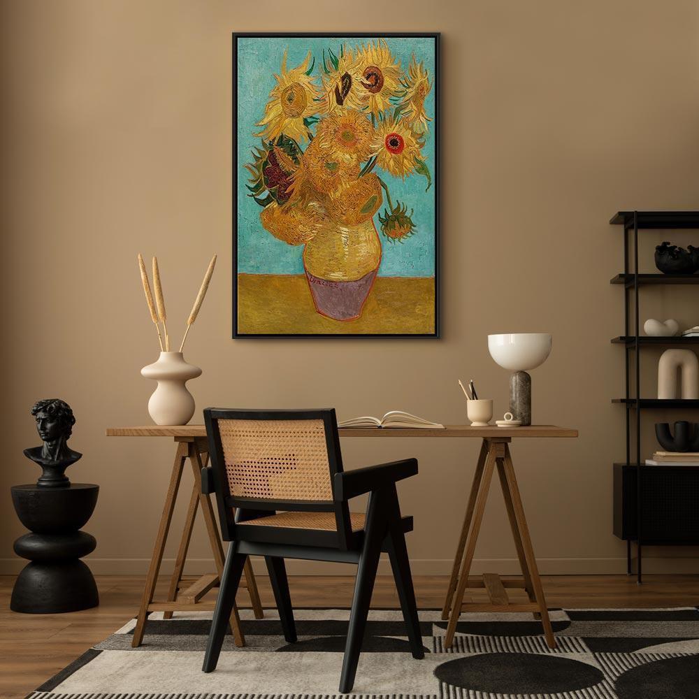 Leinwandbild - Vincent van Gogh – Sunflowers II