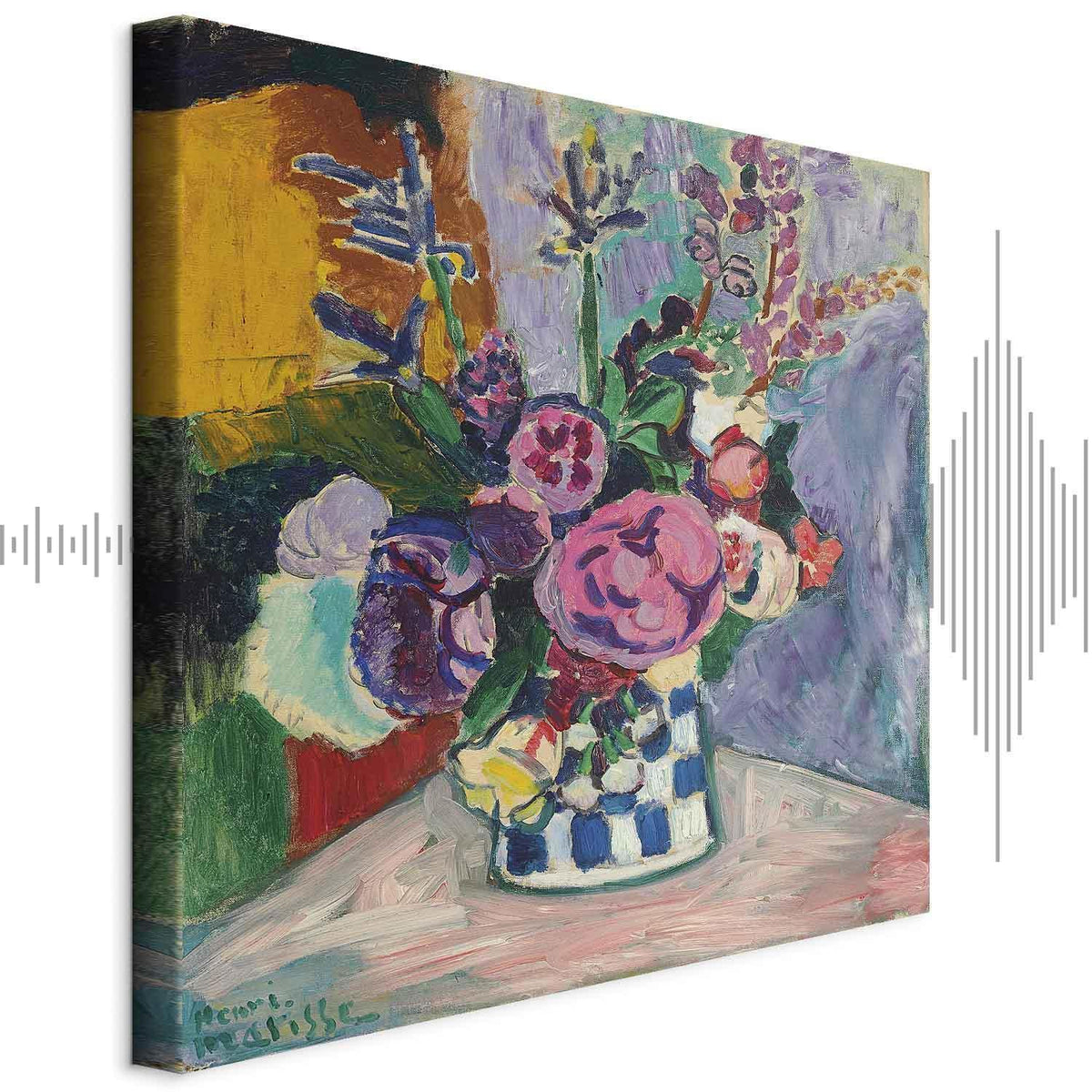 Leinwandbild - Henri Matisse – Peonies