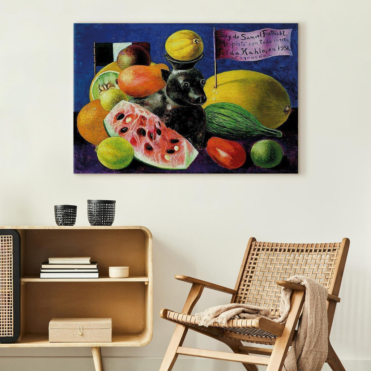Leinwandbild - Frida Kahlo – Still Life