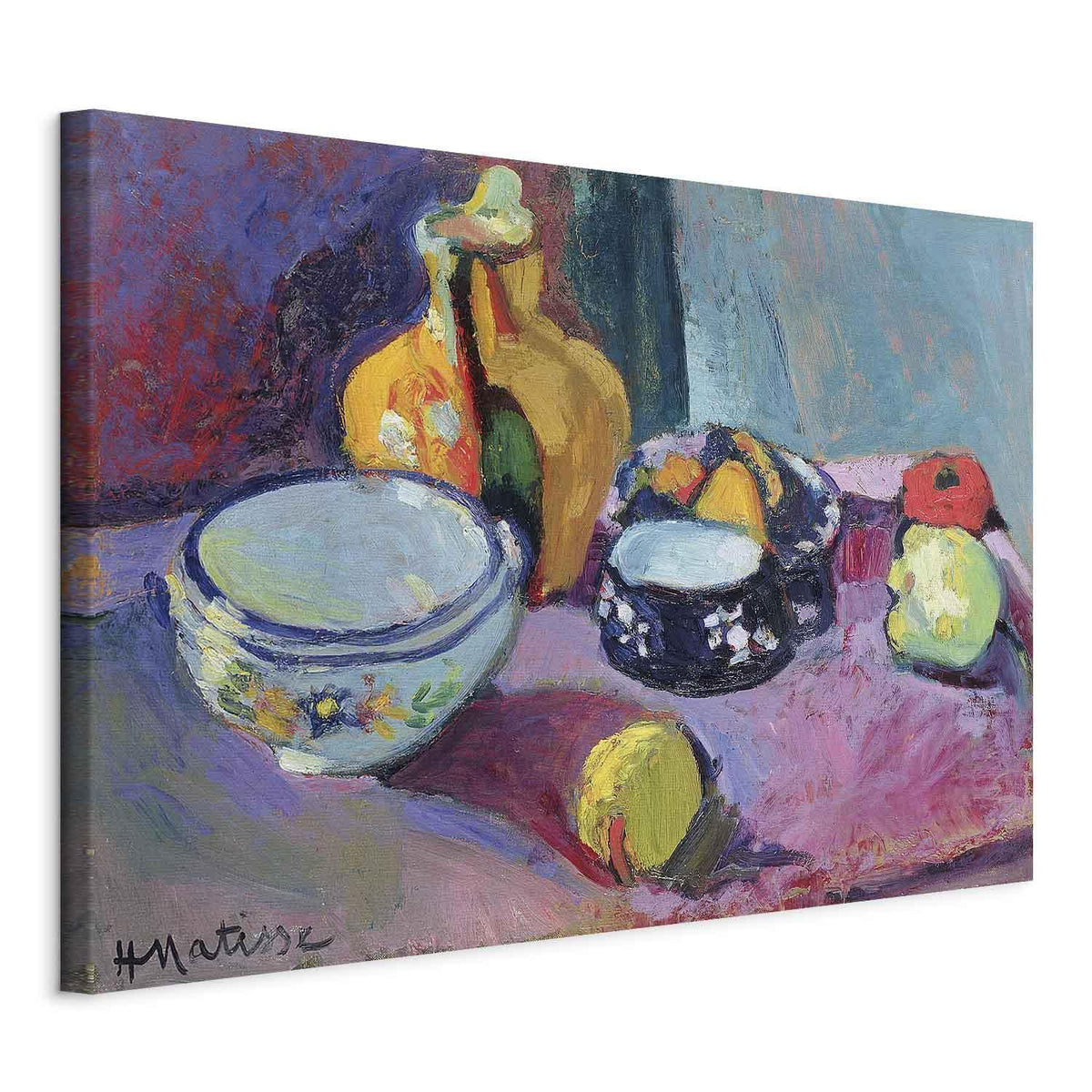 Leinwandbild - Henri Matisse – Dishes and Fruit