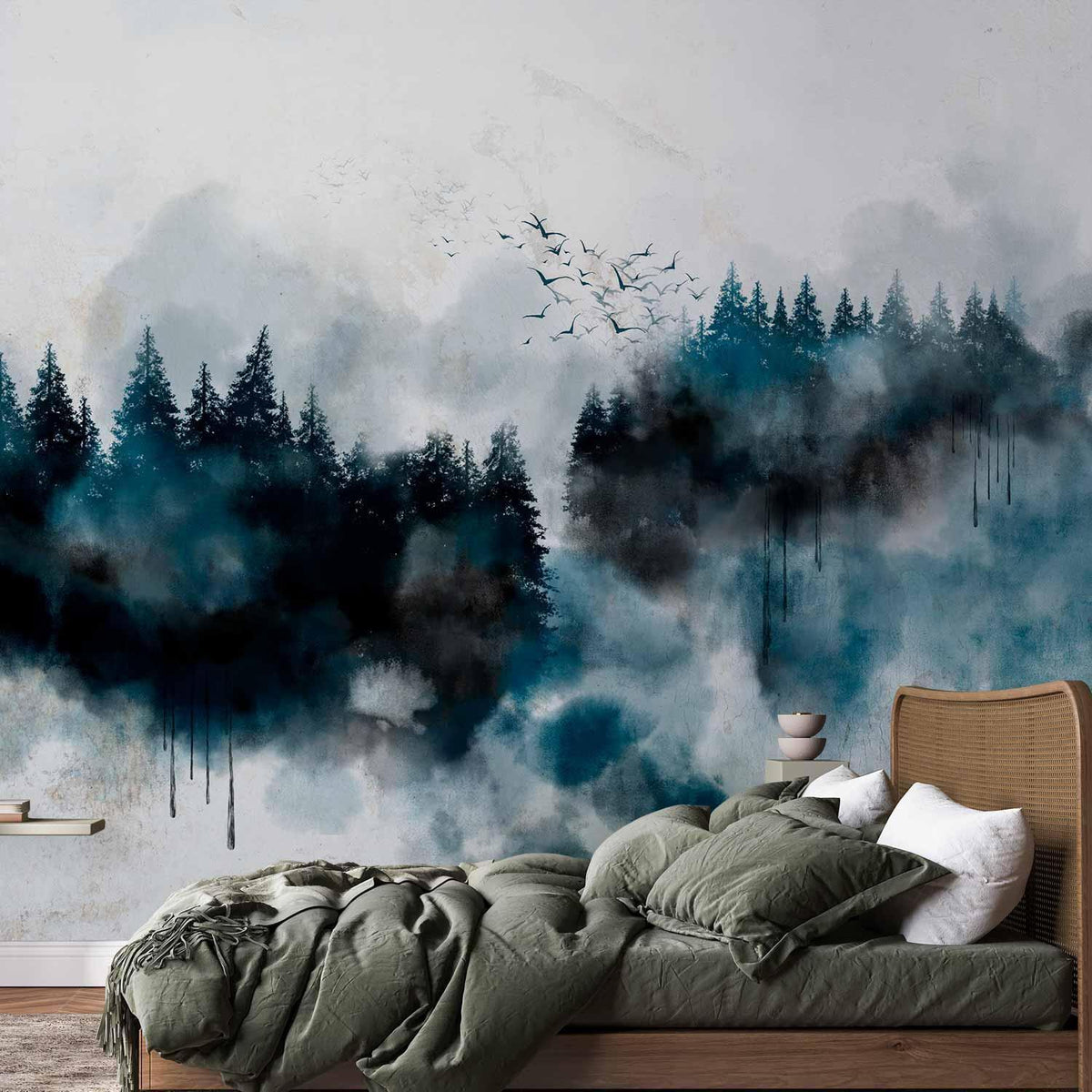 Fototapete - Painted Mountains