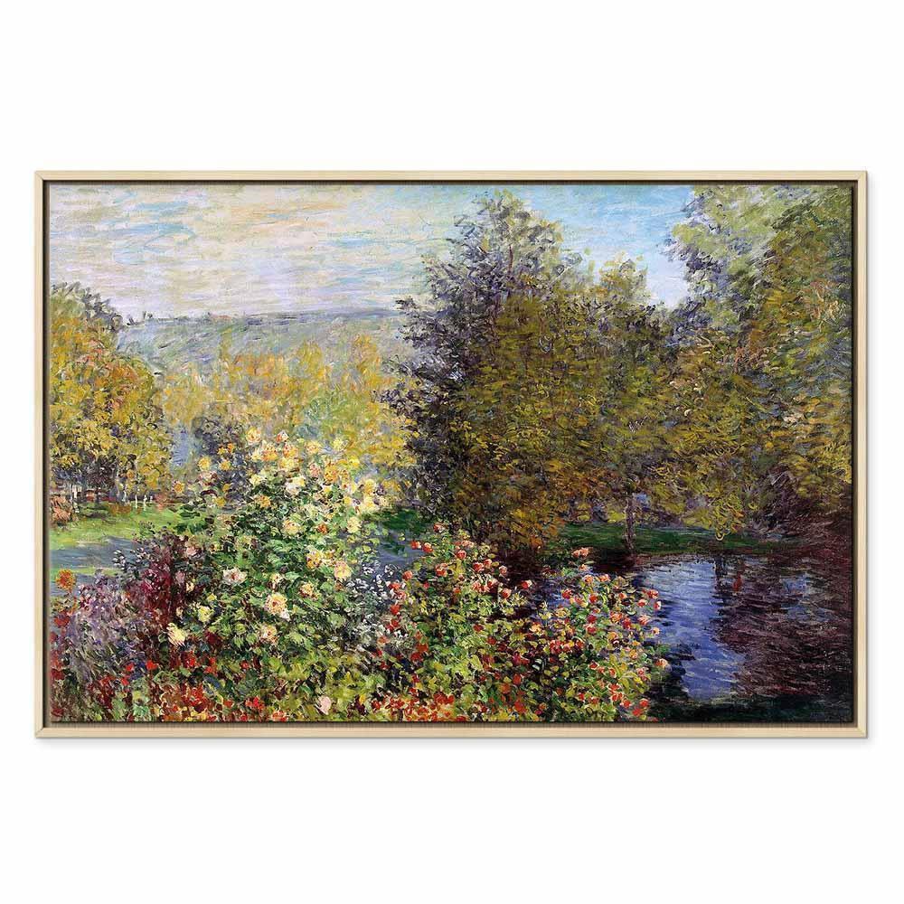 Leinwandbild - Claude Monet – Garden at Montgeron (detail)