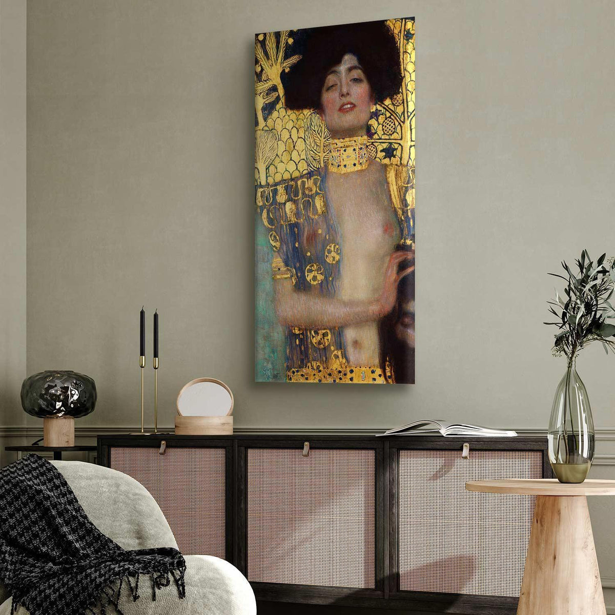 Leinwandbild - Gustav Klimt – Judith and the Head of Holofernes