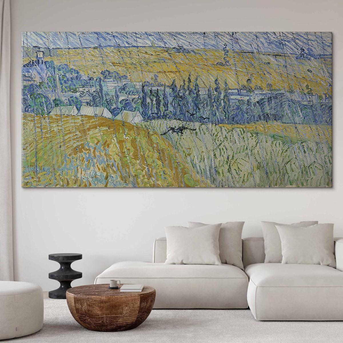 Wandbild XXL - Vincent van Gogh – Auvers in the Rain