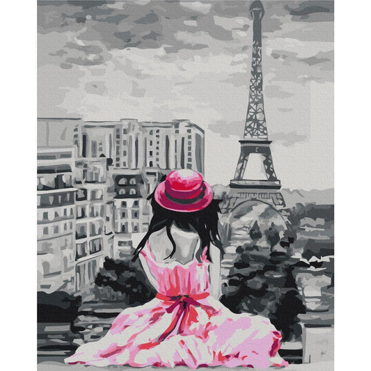 Malen nach Zahlen - Paris - Eiffel Tower View