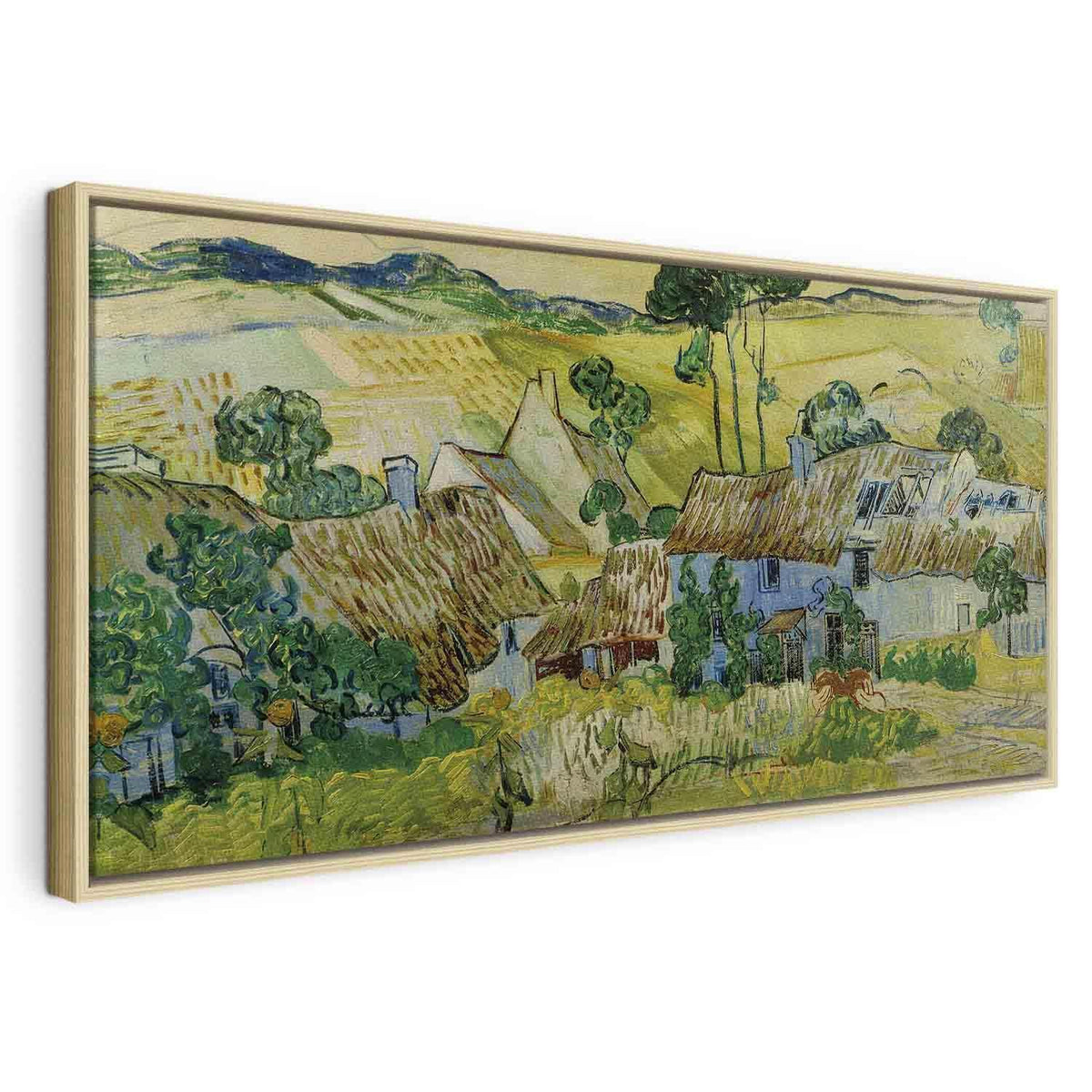 Leinwandbild - Vincent Van Gogh – Farms near Auvers