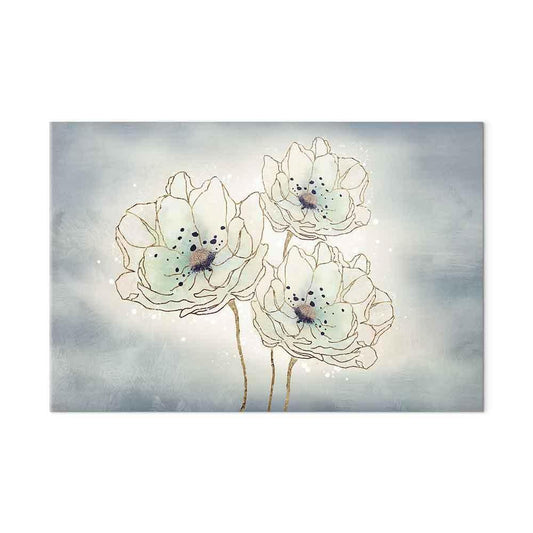 Leinwandbild - Ocean Flowers (1 Part) Wide