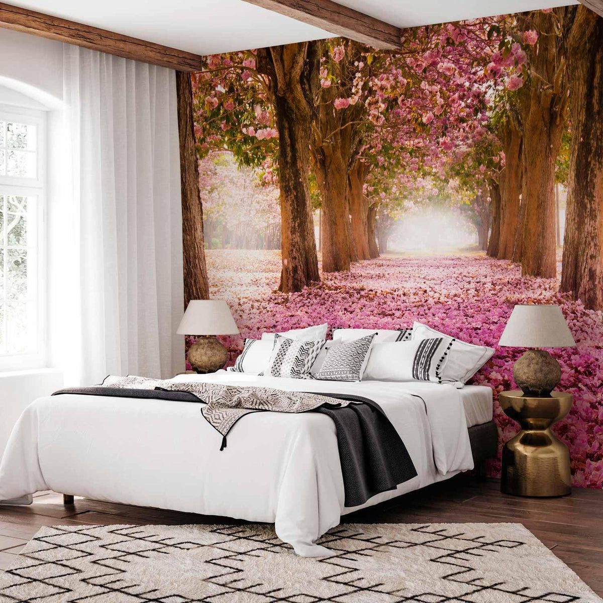 Fototapete - Pink grove