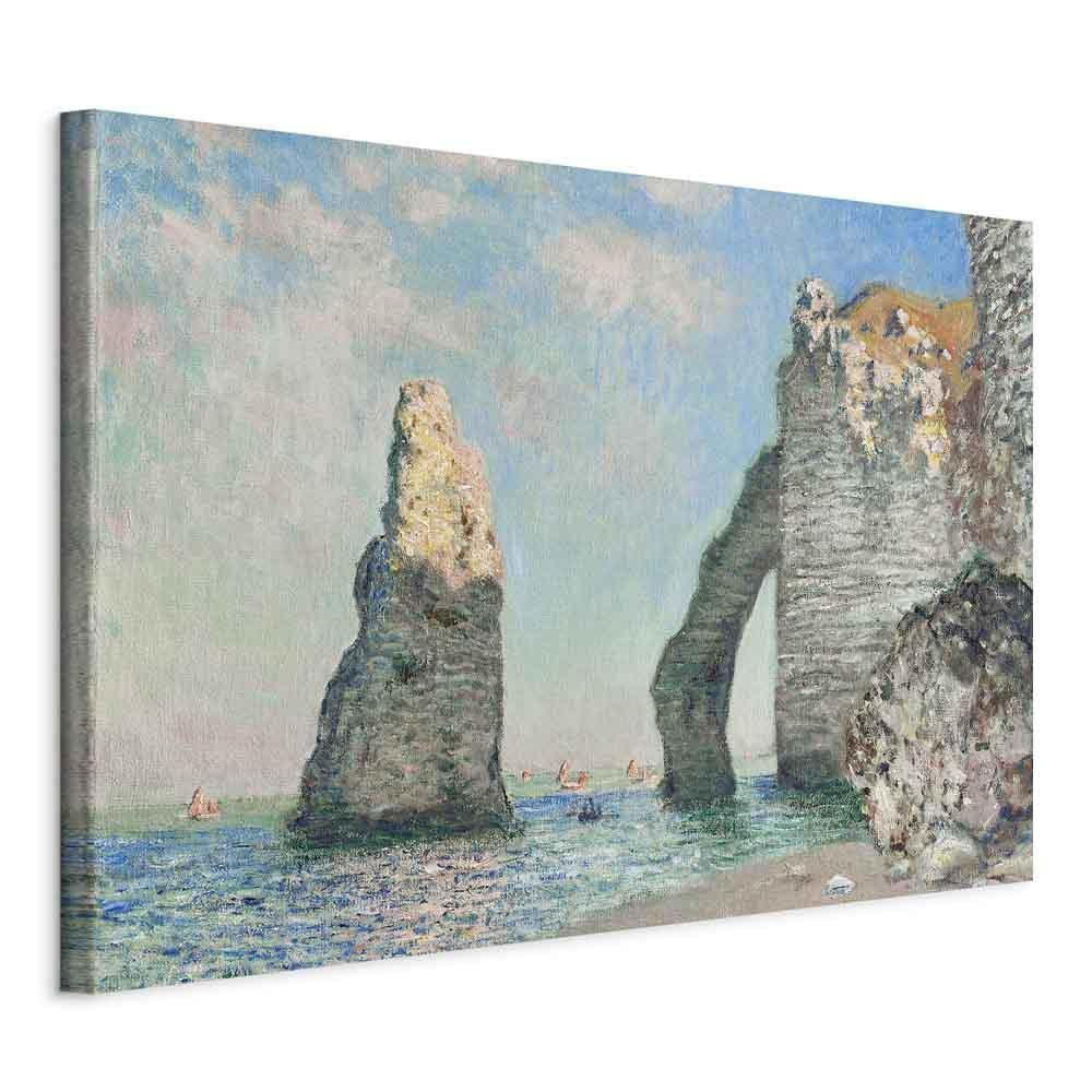 Leinwandbild - Claude Monet – Cliffs at Étretat
