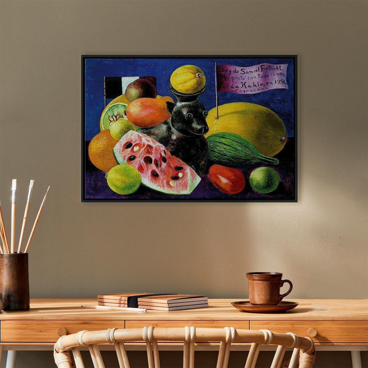 Leinwandbild - Frida Kahlo – Still Life
