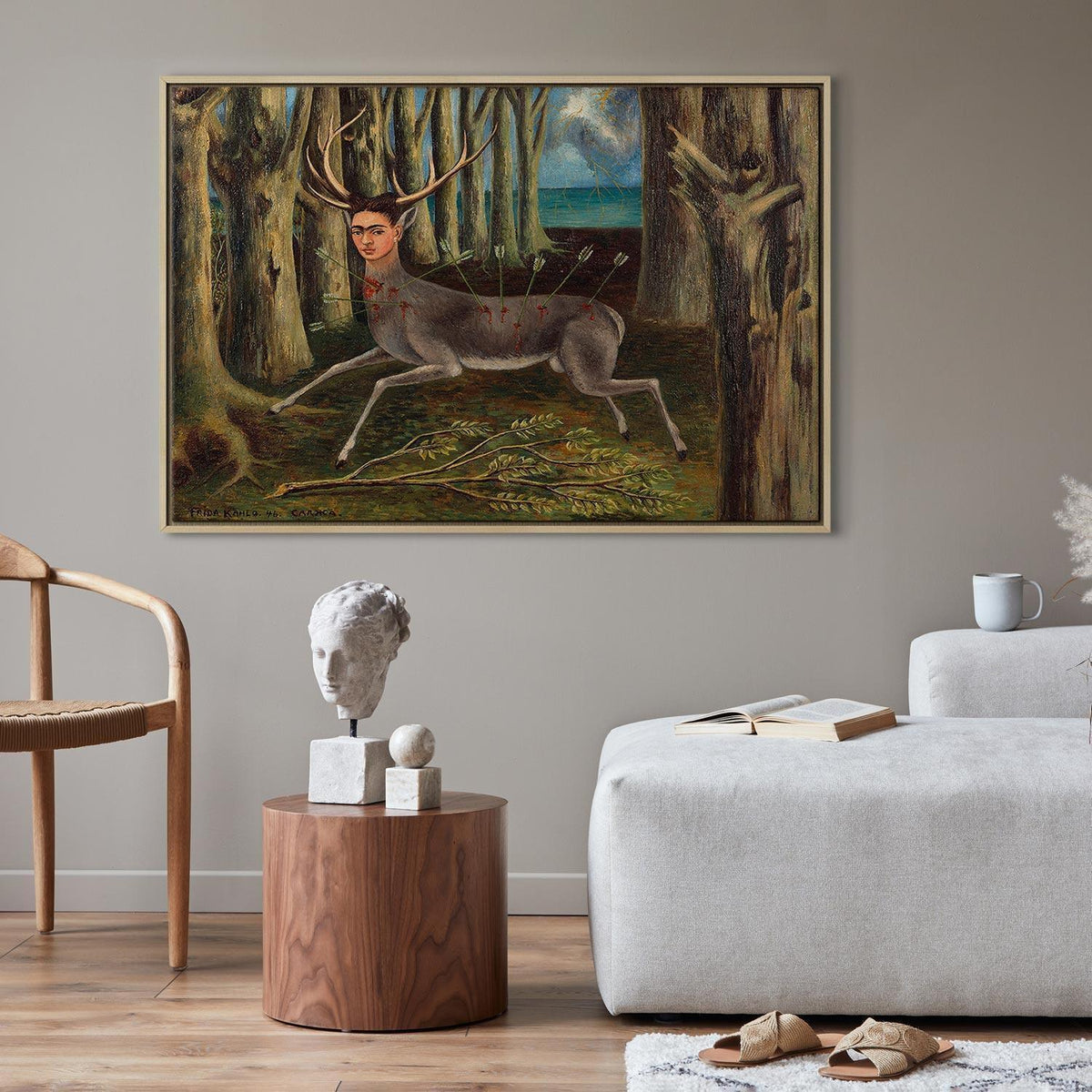 Leinwandbild - Frida Kahlo – The Wounded Deer