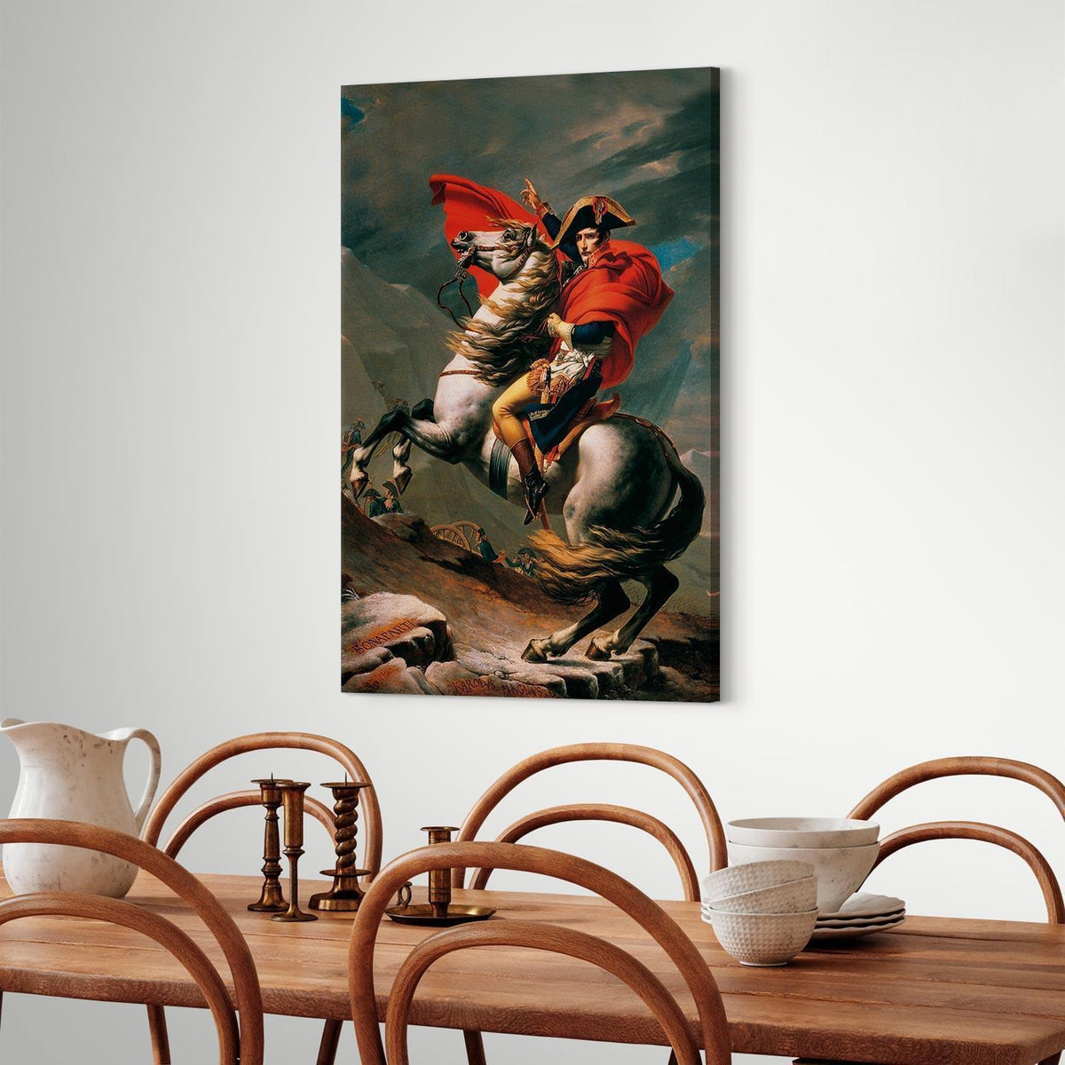 Leinwandbild - Jacques-Louis David – Napoleon Crossing the Alps