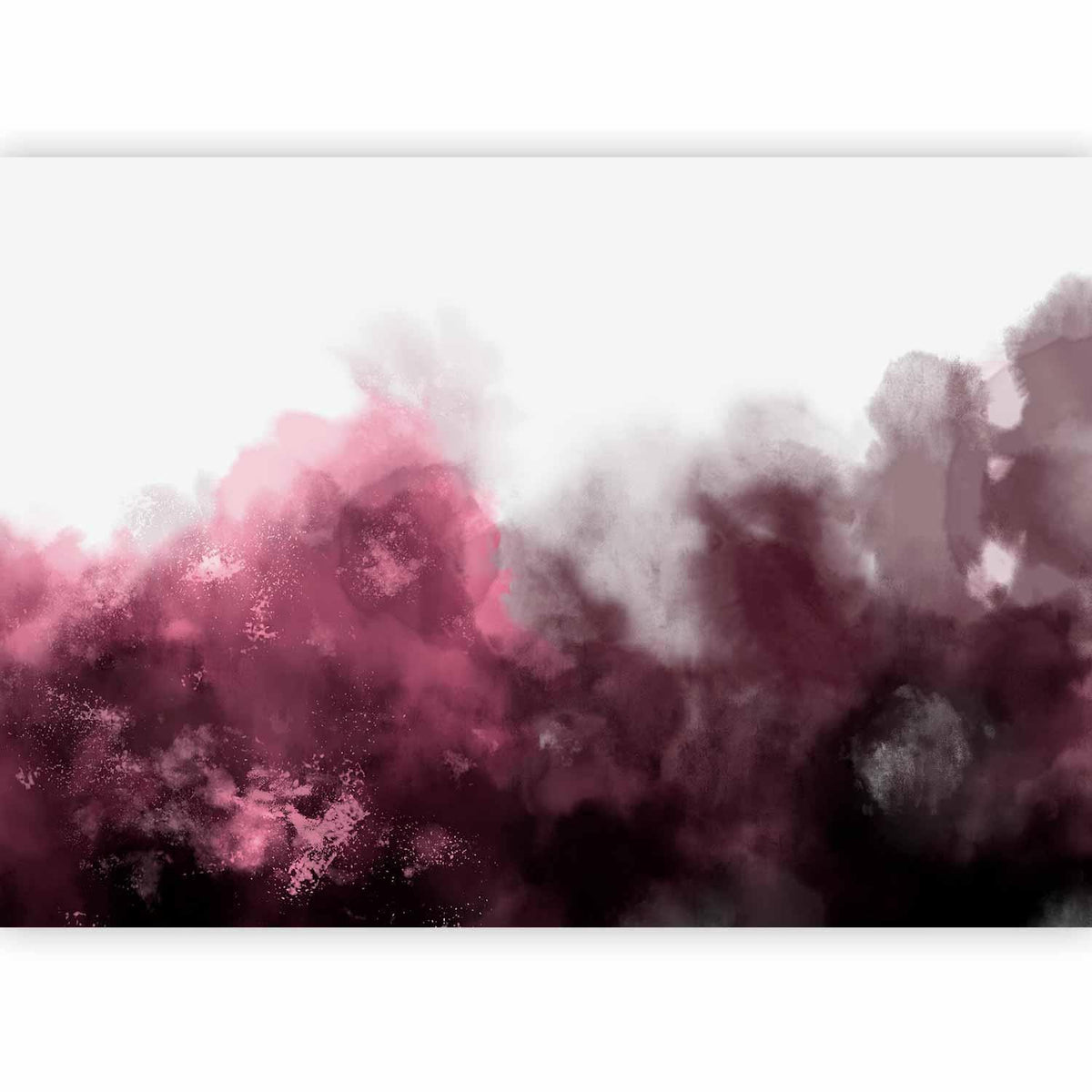 Fototapete - Watercolour Variation - Red