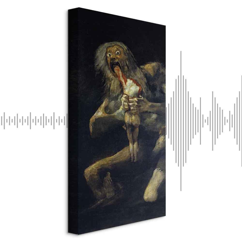 Leinwandbild - Francisco Goya – Saturn Devouring His Son