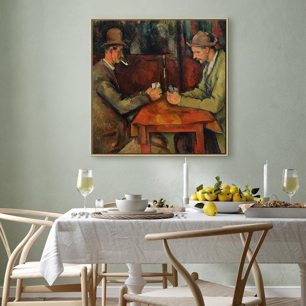 Leinwandbild - Paul Cézanne – The Card Players