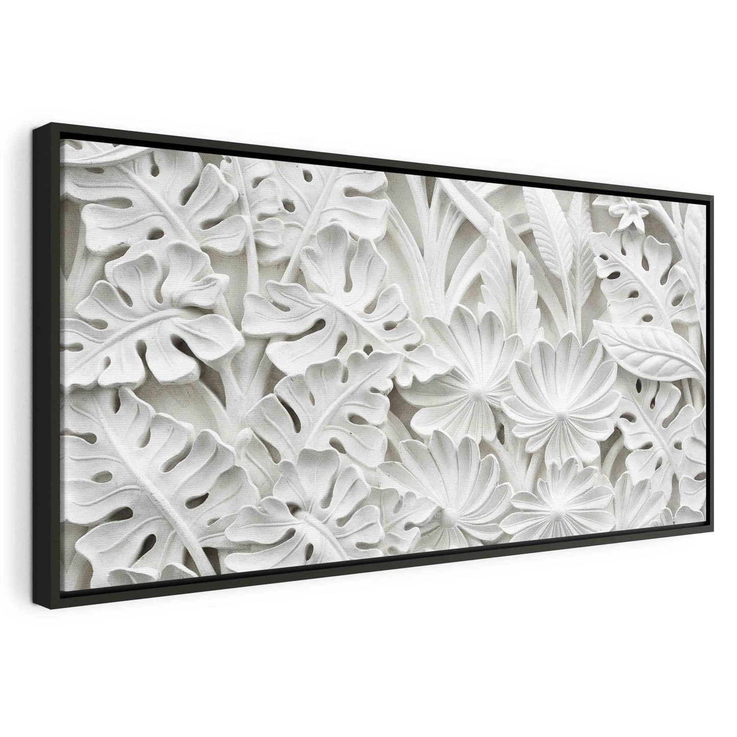 Wandbild Alabaster Garden – Elegantes Blumenmotiv in zarten Farben