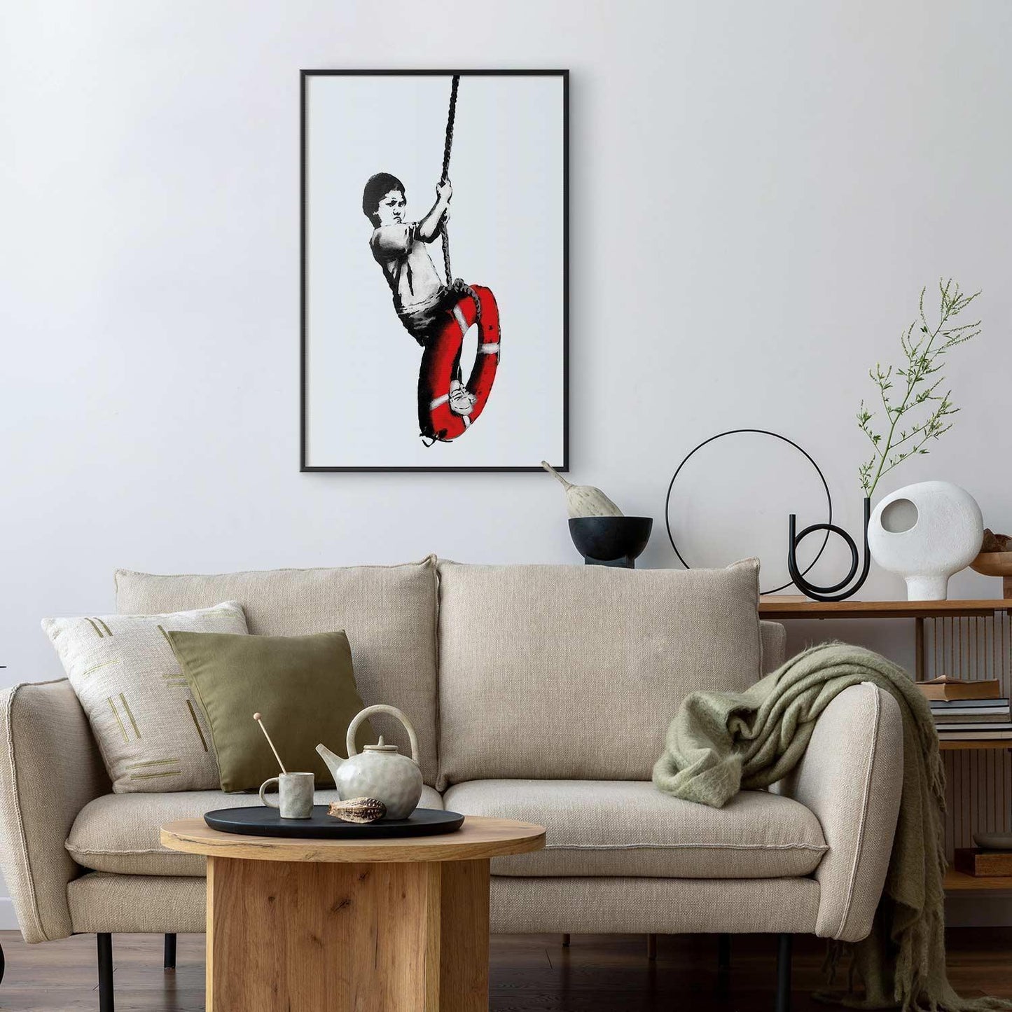 Poster - Banksy: Boy on a Rope Artgeist
