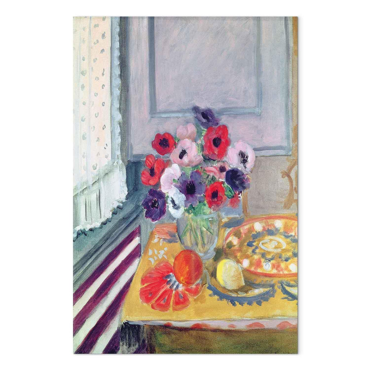 Leinwandbild - Henri Matisse – Still Life with Anemones