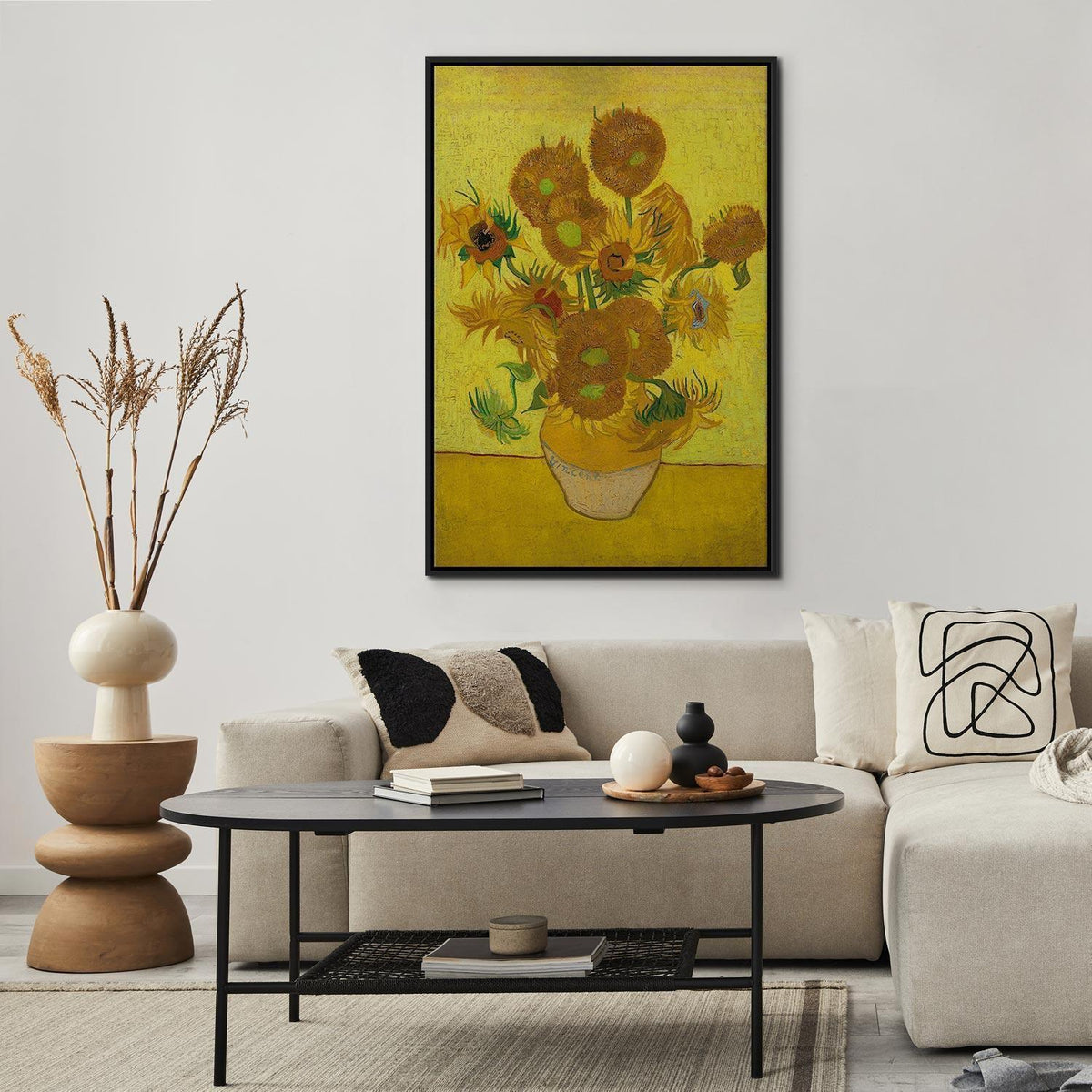 Leinwandbild - Vincent van Gogh – Still Life: Vase With Fifteen Sunflowers